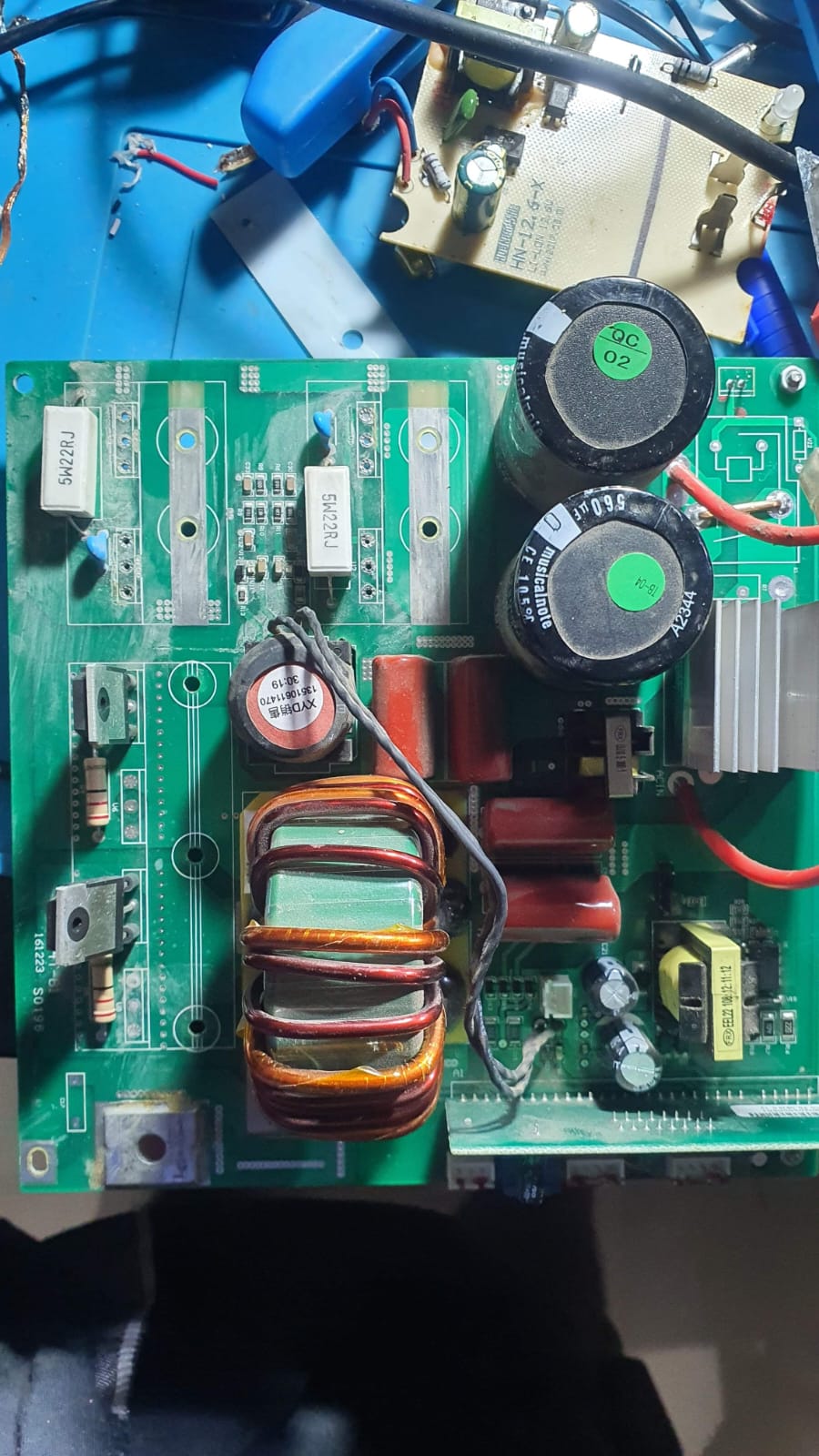 Custom LoRa system board inspection
